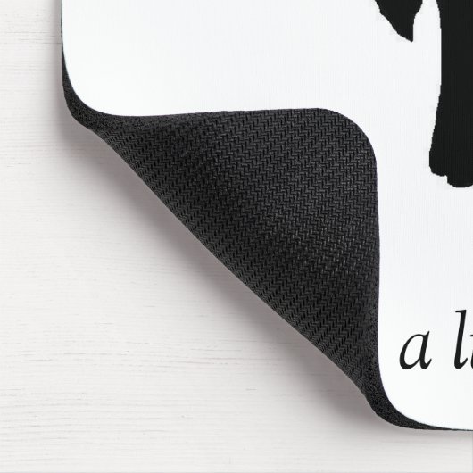 Zwergschnauzer Mousepad (Ecke)