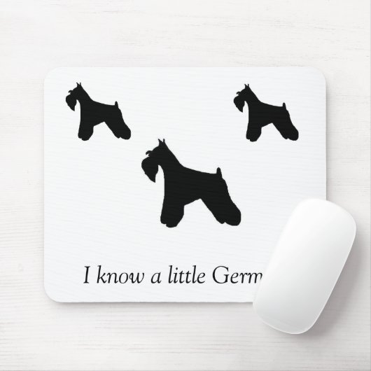 Zwergschnauzer Mousepad (Mit Mouse)