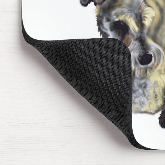 Zwergschnauzer - Mousepad (Ecke)
