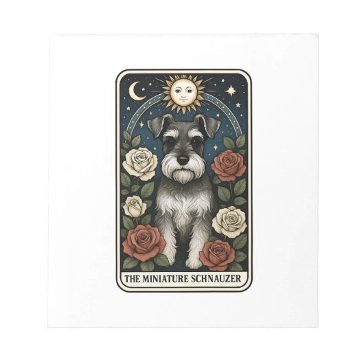 Zwergschnauzer Notizblock (Vorderseite)
