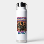 Zwergschnauzer Trinkflasche (Vorderseite)