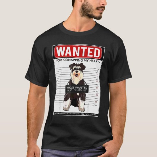 Zwergschnauzer Vater Mutter T-Shirt (Vorderseite)