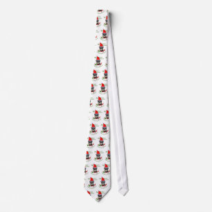 Zwergschnauzer-Weihnachtsgeschenke Krawatte
