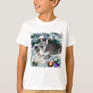 Zwergschnauzer-Weihnachtsgeschenke T-Shirt
