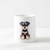 Zwergschnauzer-Welpe (1) Kaffeetasse (Mittel)