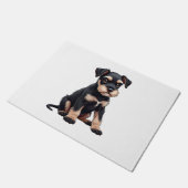 Zwergschnauzer-Welpe (3) Fußmatte (Schrägansicht)
