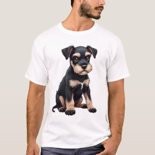 Zwergschnauzer-Welpe (3) T-Shirt