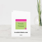 Zwergschnauzer-Welpen Karte (Rückseite)