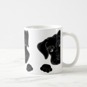 Zwergschnauzerschwarzspähen Kaffeetasse