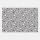 Zwergspinnbahnen und SchädelHalloween Geschenkpapier Set (Vorderseite 3)