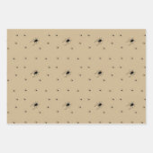 Zwergspinner Geschenkpapier Set (Vorderseite)