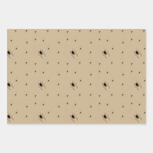 Zwergspinner Geschenkpapier Set (Vorderseite 3)