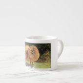 Zwergspitz Espressotasse (Vorderseite Rechts)
