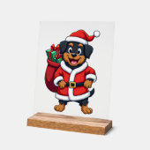 Zwergspitz-Geschenk Überraschung Acrylschild (Winkel)