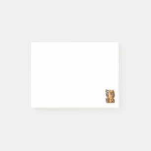 Zwergspitz heult den Mond an – Vintage lustiger Hu Post-it Klebezettel