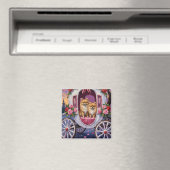 Zwergspitz Hund Valentinstag Magnet (In Situ (Geschirrspüler))