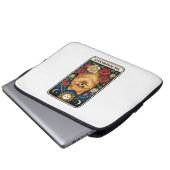 Zwergspitz Laptopschutzhülle (Vorne Knopf)