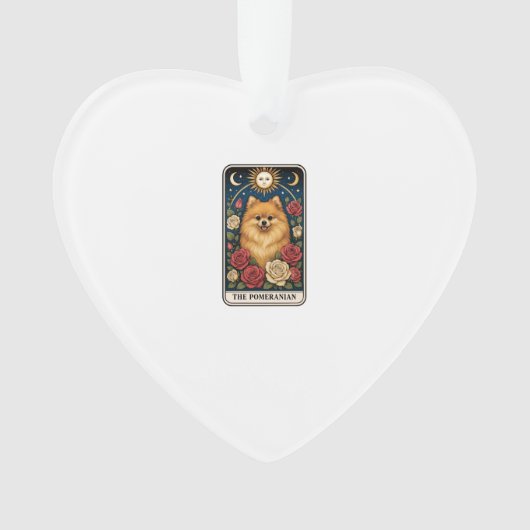 Zwergspitz Ornament (Vorderseite)