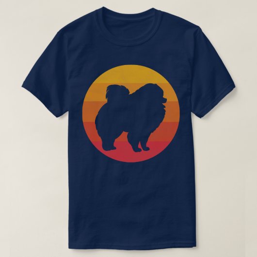 Zwergspitz T-Shirt (Design vorne)