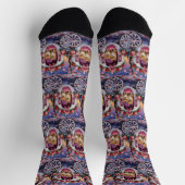Zwergspitz Valentinstag Socken (Oben)