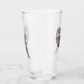 Zwergvogel-Cartoon Glas (Rechts)