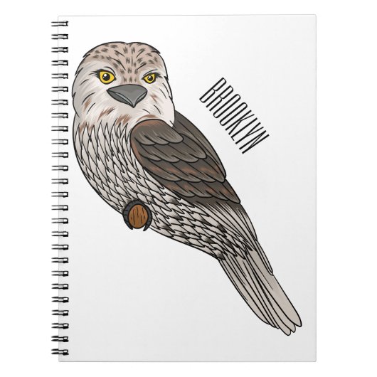 Zwergvogel-Cartoon Notizblock (Vorderseite)