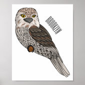 Zwergvogel-Cartoon Poster (Vorne)