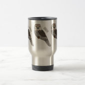 Zwergvogel-Cartoon Reisebecher (Mittel)