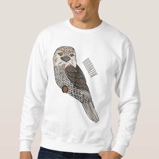Zwergvogel-Cartoon Sweatshirt (Vorderseite)