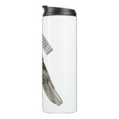 Zwergvogel-Cartoon Thermosbecher (Nach rechts gedreht)