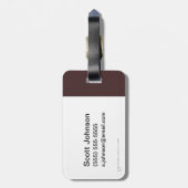 Zwergwaffenkollektion Gepäckanhänger (Rückseite vertikal)