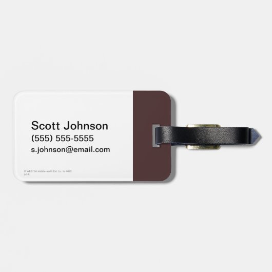 Zwergwaffenkollektion Gepäckanhänger (Rückseite horizontal)