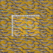 Zwergwale Gold Stoff (Kachel)