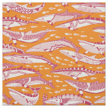Zwergwale viva magenta satsuma orange