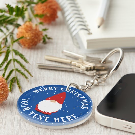 Zwergzwerg für Weihnachtselfen - Schlüsselanhänger (Vorderseite rechts)