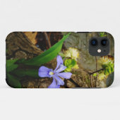 Zwergzwerg Iris lila weiße Blume Case-Mate iPhone Hülle (Rückseite (Horizontal))