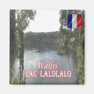 zWF007 LAC LALOLALO, WALLIS UND FUTUNA, Kühlschran Magnet