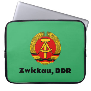 Zwickau, Deutschland - Retro Ostdeutschland (DDR,  Laptopschutzhülle
