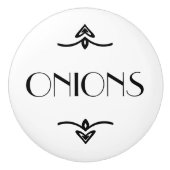 Zwiebel-Fach Keramikknauf (Vorderseite)