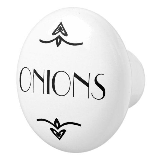 Zwiebel-Fach Keramikknauf (Rechts)