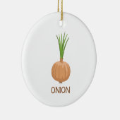 Zwiebel Keramik Ornament (Rechts)