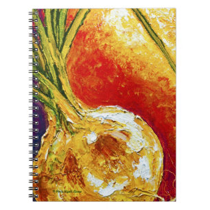 Zwiebel-Notizbuch Notizblock