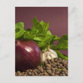 Zwiebel Postkarte (Vorderseite)