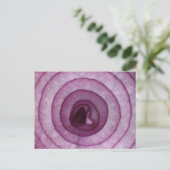 Zwiebel Postkarte (Stehend Vorderseite)