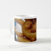Zwiebel-Ringe gebraten Kaffeetasse (Vorderseite Links)