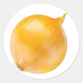 Zwiebel Runder Aufkleber