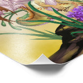 Zwiebeldrache 8.5x11 Print Fotodruck (Ecke)