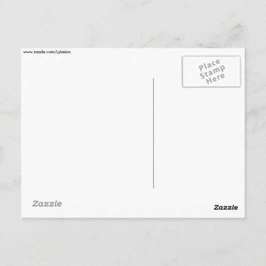 Zwiebelepidermis-Zellen im Shallot unter dem Mikro Postkarte (Rückseite)