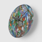 Zwiebelhautpfauschenzange Runde Wanduhr (Winkel)