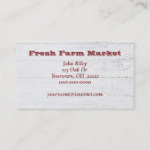 Zwiebelhecht Visitenkarte (Rückseite)